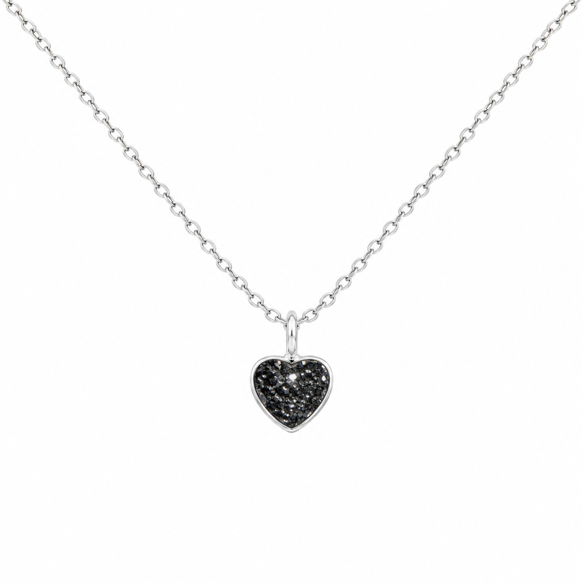 Mini Sagrado Corazón de Diamante Negro