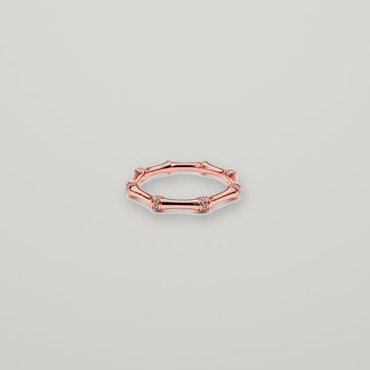 anillo de diamantes bambu