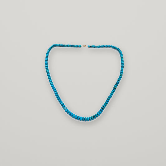collar piedras naturales turquesa