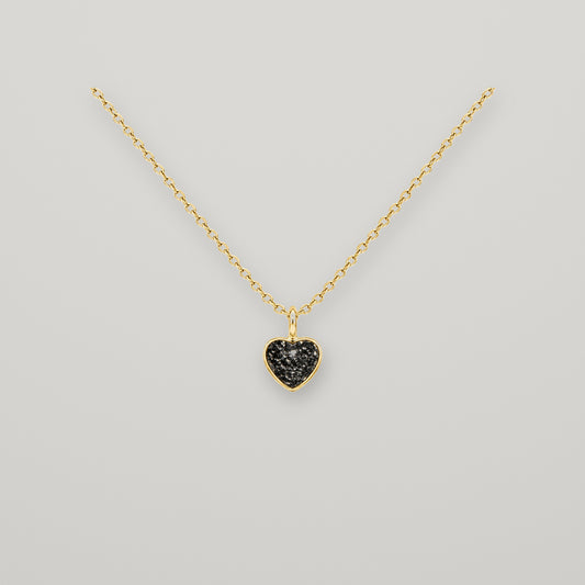 mini sagrado corazon de diamante negro 1
