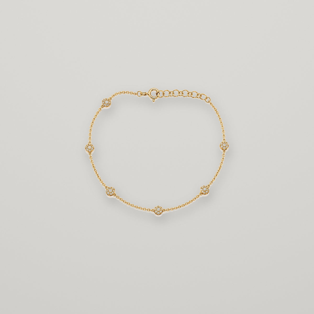 pulsera de diamantes pave
