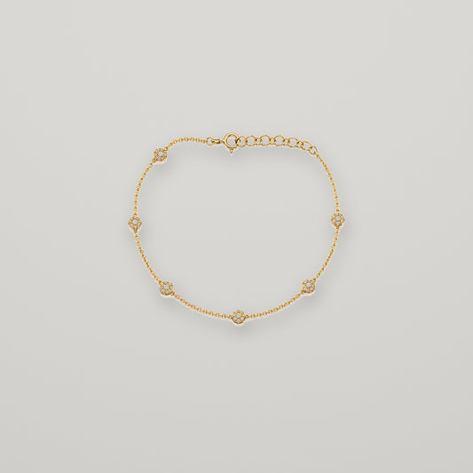 pulsera de diamantes pave