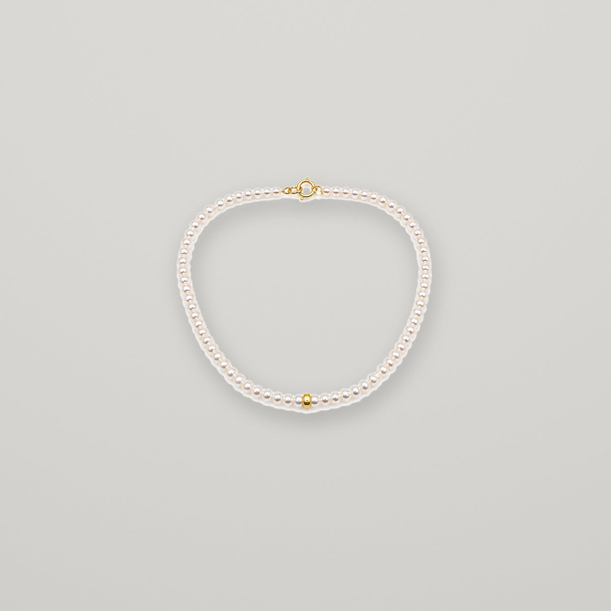 pulsera de perlas con dona